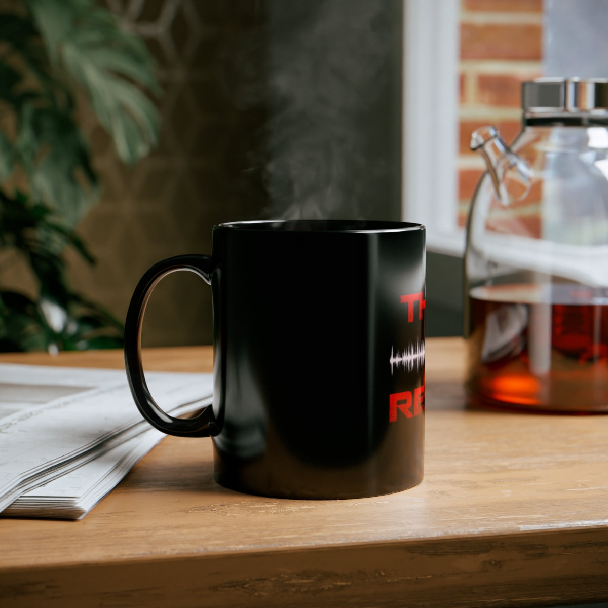 THIRD REALM 11oz Black Coffee Mug