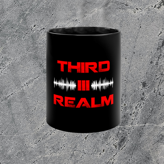 THIRD REALM 11oz Black Coffee Mug